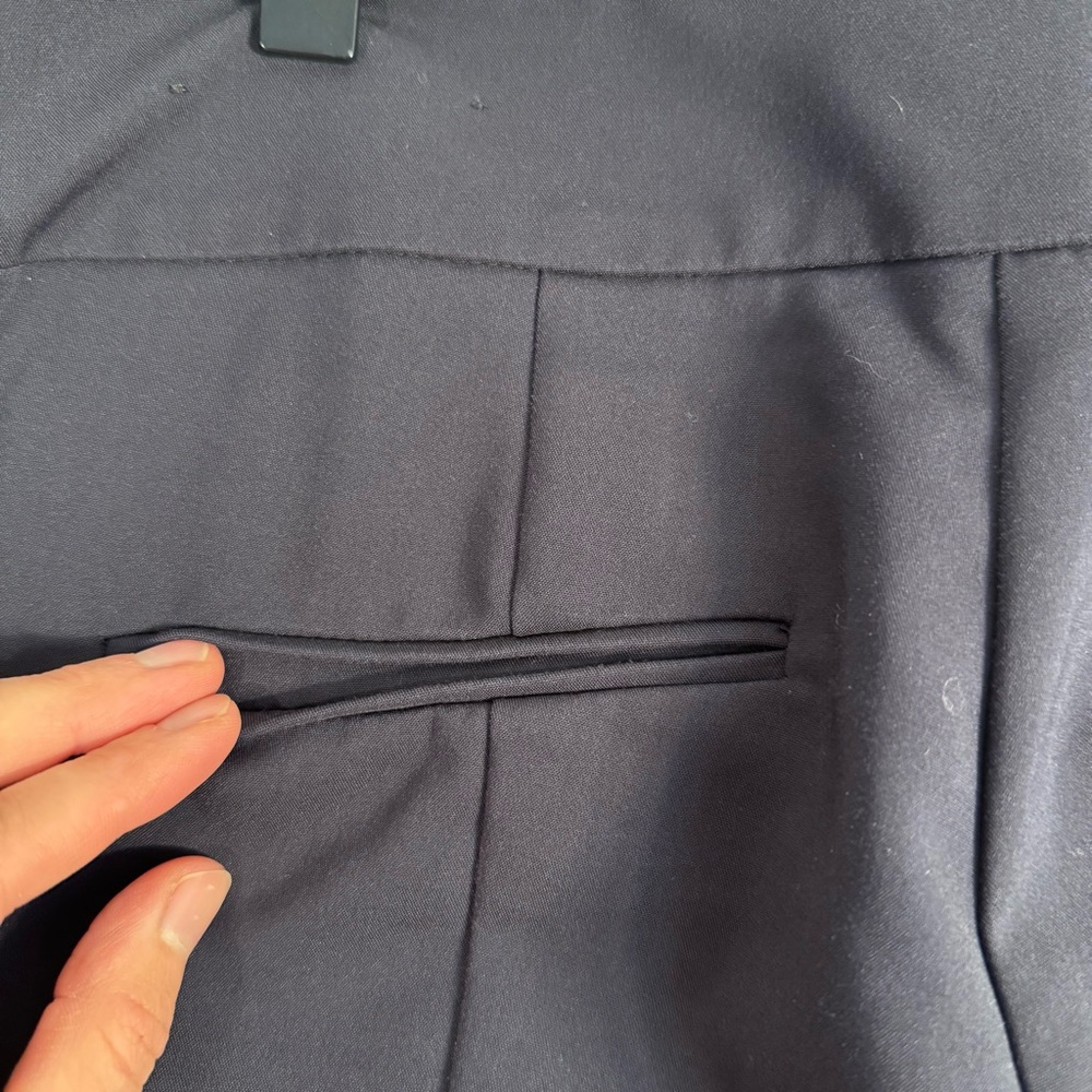 Ann Taylor Modern Fit Navy Blue Ankle Dress Pants Women’s Size 4 30” Inseam - Picture 8 of 13